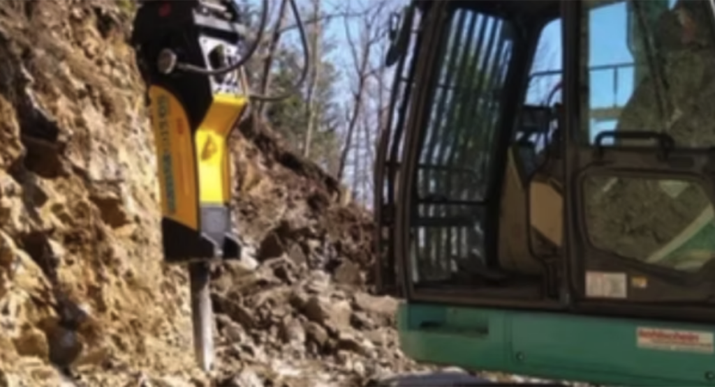 bulldozer parts uebergabe hydraulikhammer